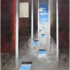 Fernando Vignoli - óleo sobre tela - 139 x 139 cm - Minha Vida mais Amores -ass. CID - com certificado