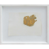 Nuno Ramos - Pó de ouro sobre papel - 21 x 30 cm - ass. CID e verso - 1992 - Com certificado de autenticidade emitido pela galeria Raquel Arnaud