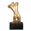 Bruno Giorgi - escultura em bronze H = 33 cm Torso masculino ass. lateral esquerda