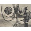Roberto Burle Marx - Nanquim e aguada sobre papel arches (França) 55 x 75 cm Sem título ass. CID 1975