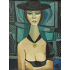 <p>Di Cavalcanti óleo sobre tela 67,5 x 52 cm Figura feminina assinada CID e datada 1965 Adquirida em 1970 de uma Exposição no Banco Safra</p>