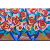 <p>Claudio Tozzi, óleo sobre tela colado sobre madeira 80 x 1.20 cm Flores ass. CID e verso</p>