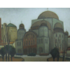 <p>Arcangelo Ianelli óleo sobre tela 50 x 65cm Catedral Ortodoxa ass.CID datada 1958. Com etiqueta no verso Renato Magalhães Gouvea escritório de Arte e Dan Galeria</p>