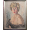 <p>Samson Flexor óleo sobre tela 64 x 49cm Retrato Feminino ass. CIE datada 1965.</p>