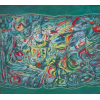 <p>Alberto Teixeira óleo sobre tela 170 x 190 cmda Serie o vermelho e o verde nº 22 intituladaVerde que te quero verdeass. CIE datada 1986</p>