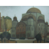<p>Arcangelo Ianelli &oacute;leo sobre tela 50 x 65cm Catedral Ortodoxa ass. CID datada 1958. Com etiqueta no verso Renato Magalh&atilde;es escrit&oacute;rio de Arte e Dan Galeria</p>