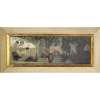 HELIOS SEELINGER, Cena com Faunos no Bosque, OST, ACID, 32 x 98cm. Datado 1901