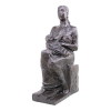 ERNESTO DE FIORI, Importante escultura de bronze patinado, Intitulada MATERNIDADE, tiragem 3/8, datado 1938. Alt. 77 cm.( Peça reproduzida em página inteira no livro Ernesto De Fiori - Uma Retrospectiva; e com certificado de autenticidade) 