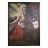 São Jerônimo, quadro com pintura óleo sobre tela , 136 x 98 cm. América Espanhola século XVIII. 