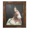 R, LOPEZ CABRERA (1864 - 1950), Figura Feminina, OST, ACSE, 86 x 73cm. Localizado Sevilla - Espanha.