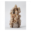 <p>Netsuke de marfim esculpido e policromado representando diversas divindades, assinado no verso. Alt. 5,5 x 03 x 02cm. Japão, início séc. XX</p>
