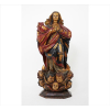 <p>NOSSA SENHORA DA CONCEIÇÃO, Imagem sacra de madeira entalhada, policromada e dourada e com olhos de vidro . Alt. 91 x 39 x 27cm (total com base). Brasil séc. XIX</p>