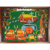 <p>JOSE ANTONIO DA SILVA, Carro de Bois, OST fixado em Eucatex, assinado centro esquerdo, 48,5 x 69cm. (m.i). Datado 1966</p>