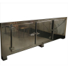 <p>Balcão refrigerado, estrutura de inox, contendo 03 portas frontais com prateleiras internas. Alt. 81 x 235 x 60cm. ( pode precisar de revisão )</p>