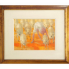 <p>ENRICO BIANCO, Criança e Ovelhas, OSE, ACID, 29 x 39cm (m.i). Datado 1981</p>