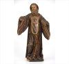 <p>SÃO FRANCISCO DE PAULA, Imagem típica do Barroco Joanino, características marcantes de grande mestre, como Xavier de Brito, madeira ricamente entalhada, policromada e dourada, olhos de vidro. Brasil Séc. XVIII.</p>