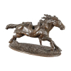 HUMBERTO COZZO – “Índio à Cavalo” – Escultura em Bronze Assinado na Base 1935 – Com marca da Fundição Zani, Rio de Janeiro- medindo 98x53x33cm