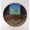 <p>Megumi Yuasa 1991, Ceramica, Prato em Cerâmica alta temperatura, medindo 32cm.</p>