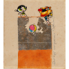 <p>Nelson Leirner, Diálogos Improváveis, técnica mista e colagens sobre papel, medindo 24,5cm x 23cm.</p>