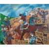 <p>Ranchinho -1990 montaria , Óleo sobre tela, Medindo 60x73cm, Assinado ao centro e abaixo.  sem moldura</p>