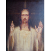 <p>Carlos Oswald - Cristo imagem sacra - óleo sobre tela - medidas 70x50cm . sem moldura</p>