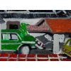 <p>RANCHINHO - 1980, Carros na garagem, &oacute;leo sobre cart&atilde;o, medindo 25 x 35cm, Assinado abaixo a direita.</p>