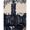 <p>RANCHINHO&nbsp;- 1984. Igreja, canetinha sobre papel, medindo 35,5 x 24cm, assinado a direita ao centro.</p>