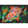 <p>FRANCISCO DA SILVA&nbsp;&nbsp;- 1945, PEIXE, guache sobre tela, medindo 45x68cm, assinado no canto inferior direito.&nbsp; (ESCOLA PIRAMB&Uacute;)</p>