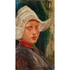 <p>AUGUSTIN SALINAS - 1913,&nbsp;HOLANDESA, &oacute;leo sobre madeira, medindo 14,5 x 13,7cm, assinado, datado e localizado Holanda 1913, no canto superior direito. Obra procedento da fam&iacute;lia do artista, obra sem moldura</p>