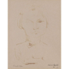 Lasar Segal - Retrato de Margareth TM 28 x 21,5 1920 ACIE e ACID Selo da Galeria Raquel Arnaud (SP) e Certificado de autenticidade emitido pela Almeida e Dale 