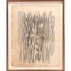 Frans Krajcberg - “Raízes” - 66 x 52 cm- Relevo e pigmentos sobre papel - Assinatura canto inferior esquerdo e Década de 60