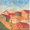 <p>Lorenzato - Subida do Cabana - 45 x 45 cm - Óleo sobre eucatex - Assinatura meio inferior e Data 1972 </p>