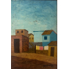 <p>Lorenzato - Casas e varal - 45 x 30 cm - &Oacute;leo sobre eucatex - Assinatura canto inferior direito e Data 1978</p>