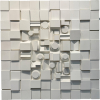 GALVÃO, João Carlos - Relevo - escultura em madeira de parede - 100 x 100 cm - assinado no verso 1998