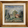 BONADEI, Aldo - Paisagem com casa - óleo sobre tela - 57 x 65 cm - a.c.i.e. 1942