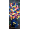 <p>ALDEMIR MARTINS - Vaso de Flores - acrílica sobre tela - 85 x 35 cm - a.c.i.d. 1983</p>