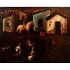 TERUZ, Orlando - Meninos jogando gude - óleo sobre tela - 65 x 81 cm - a.c.i.d. 1941 - Situado Rio de Janeiro. Obra registrada na catalogação do artista sob o nº 25.124.41.