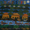 ANTÔNIO POTEIRO - ÓLEO SOBRE TELA; 120X120 CM; TÍTULO DA OBRA: PESCARIA; - PROCEDÊNCIA LEILÃO DA SORAIA CALS