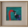 MANABU MABE - ÓLEO SOBRE PLACA; 25X27 CM; TÍTULO DA OBRA: V MAR VERDE; A.C.I.E; ANO: 1994 - REGISTRADO NO PROJETO MANABU MABE