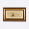 GIOVANNI BATTISTA CASTAGNETO - Marinha. Óleo sobre madeira. Medidas: 12,5 x 27 cm. Data: 1894. Assinado e datado 94 no canto inferior direito.