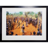 CAROL BECKWITH / ANGELA FISHER - Surma Stick Fight, Ethiopia. Medidas: 107x77 cm (obra), 136x104 cm (quadro). Série/Tirag.: 10/100. Assinado no CID pelas artistas, e numerado e titulado no CIE. Tombo nº I0000756-Cid Collection. Procedência: Ex-Coleção Edemar Cid Ferreira. Esta obra participou/reproduzida do leilão James Lisboa em Out/2020. Obra com moldura na cor preta, passepartout, vidro de proteção e foamboard no verso.