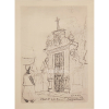 <p><strong>DI CAVALCANTI - Igreja da Ordem 3a. de São Francisco</strong>. Rara Serigrafia-Prancha P&B S/ Papel Westerpost. <strong>Med: c.52x35 cm (obra), 52x44 cm (quadro)</strong>. Assinada e datado 22-2-63 na matriz/chapa no CID. Obra do Álbum nº1041 (Mestres do Desenho por Vinicius de Morais, editada pela Cutrix - Data: 1963). Com nova moldura em madeira tipo caixa, com passpartout, vidro de proteção, e foamboard anti-mofo no verso. Estado de conservação: Ótimo.</p>