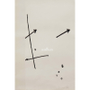 <p><strong>MIRA SCHENDEL - S/ Título</strong> - Bastão de Óleo e Letra Set. <strong>Med.: 33x22 cm, 44x35 cm (quadro)</strong>. Assinado e datado 64 no CID. Com moldura e vidro de proteção. Data: 1964. Estado de conservação: Ótimo. Ex-Dr. Michel Bitton.</p>