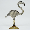 <p><strong>PALATNIK, Abraham Flamingo</strong>. Enorme Escultura, Arte Cinética.<strong> Med: c. 35 x 22 cm. </strong><strong>Assinada: PAL. </strong><strong>Déc.70. Selo Silon preservado na base.</strong> Rara escultura produzida em resina de poliéster com filme multicolorido na sua parte interna. Estado de conservação: ótimo estado, sem lascados ou bicados.</p>