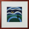 <p><strong>TARSILA DO AMARAL - Lua - 1928</strong>. Rara Serigrafia/Prancha Colorida S/ Papel. <strong>Med: 42x32 cm (obra), 65x58 cm (quadro)</strong>. Assinada e datado 24 no CID (na matriz/chapa). Obra nº VII, extraída do Álbum nº X/2000: TARSILA por Sergio Milliet, editada pela Lanzara Editora em Dez/1966. Com nova moldura em madeira tipo caixa, com passpartout, vidro de proteção, e foamboard anti-mofo no verso. Estado de conservação: Ótimo.</p>