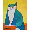 <p>ALDEMIR MARTINS Gato - Acrílica Sobre Tela - 50x40 cm (MI) - 67x57 cm (ME) - Com Certificado de Autenticidade do Estudio Aldemir Martins - Assinado e Datado 2000 no CIE. No verso está datado, localizado S.Paulo-Brasil e assinado pelo artista. Com moldura em madeira. Data: 2000. Estado de conservação: Ótimo.</p>