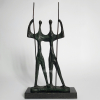 <p>BRUNO GIORGI “Candangos” - Escultura em bronze patinado - Medidas: 35 cm Alt (c/ base). Assinado na BG na escultura. Base em granito. Estado de conservação: ótimo. </p>