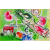 <p>MARC CHAGALL (1887-1985) Romeo & Juliet -Litogravura S/ Papel -63x99 cm (obra). Assin no CID matriz/chapa -Edição da Hinte Studios-USA de 1990 -Com Certificado de Autenticidade da Collier Publishing no Verso. Com moldura em madeira-dourada e vidro de proteção. Estado de Conservação: Ótimo</p>