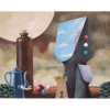 <p>WALTER LEVY “Surrealismo - Óleo Sobre Tela - 50x40 cm (Obra), 70x60cm (ME). Assinado e Dat 80 no CIE. Com Moldura em madeira. </p>
