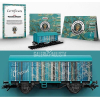 <p>VINCENT VAN GOGH e MARKLIN Message Wagons -Vagao de Trem -Ed Limitada -Novo. sem uso acompanha a embalagem original fechada/selada -Tamanho H0: 11,5 cm -O conjunto está completo e inclui: Vagão, Certificado de autenticidade, Informações sobre os artista, trilho exposição para o vagão. Produzido pela Marklin - Edição Limitada, item altamente colecionável.</p>